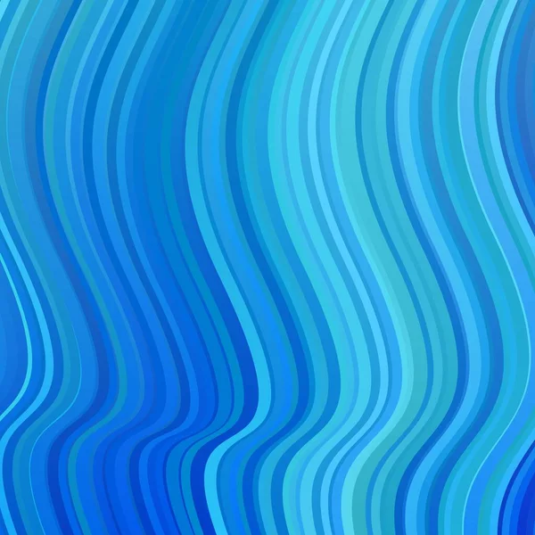 Tekstur Vektor Blue Cahaya Dengan Kurva Ilustrasi Abstrak Dengan Garis - Stok Vektor
