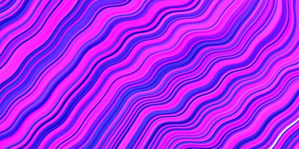 Luz Púrpura Diseño Vectorial Rosa Con Curvas Ilustración Colorida Estilo — Vector de stock