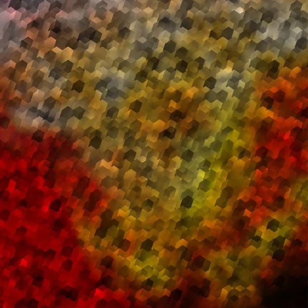 Lichtroze Vectorachtergrond Met Zeshoeken Glitter Abstracte Illustratie Zeshoekige Stijl Patroon — Stockvector