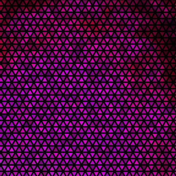 Světle Růžové Vektorové Pozadí Liniemi Trojúhelníky Ilustrace Sadou Barevných Trojúhelníků — Stockový vektor