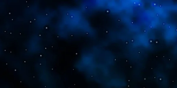 Світло Blue Векторне Компонування Яскравими Зірками Розмитий Декоративний Дизайн Простому — стоковий вектор