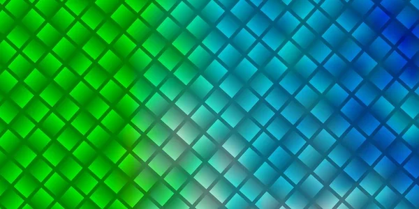 Modèle Vectoriel Bleu Clair Vert Avec Rectangles Illustration Abstraite Gradient — Image vectorielle