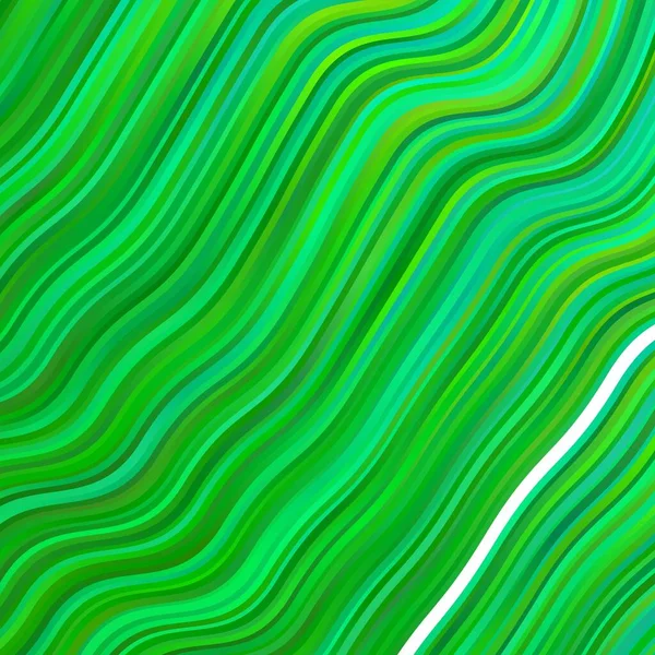 Синий Зеленый Векторный Узор Кривыми Иллюстрация Полутоновом Стиле Градиентными Кривыми — стоковый вектор