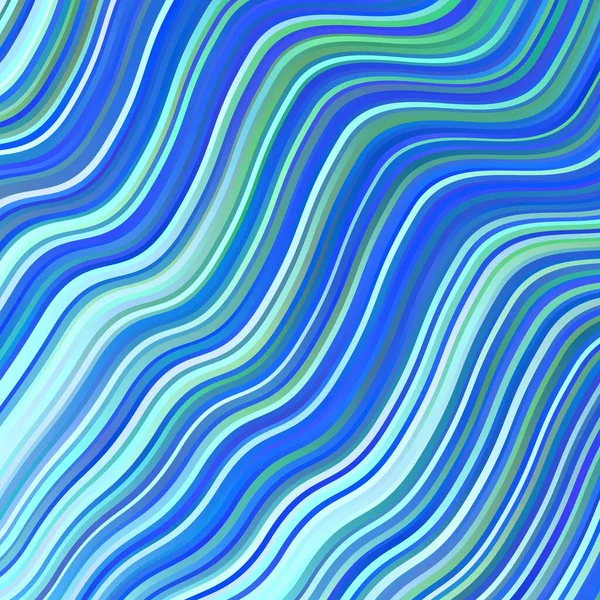 Bleu Clair Motif Vectoriel Vert Avec Lignes Échantillon Lumineux Avec — Image vectorielle