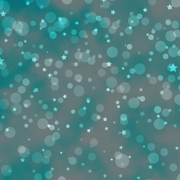 Fond Vectoriel Bleu Clair Avec Cercles Étoiles Illustration Abstraite Avec — Image vectorielle