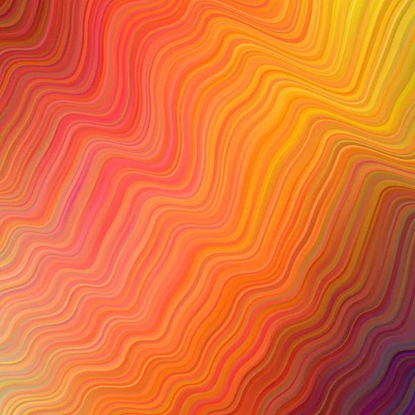 Modèle Vectoriel Multicolore Léger Avec Lignes Courbées Illustration Colorée Brillante — Image vectorielle