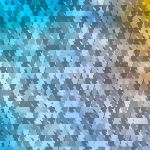 Světle Modrá Žluté Vektorové Uspořádání Čárami Trojúhelníky Moderní Abstraktní Ilustrace — Stockový vektor