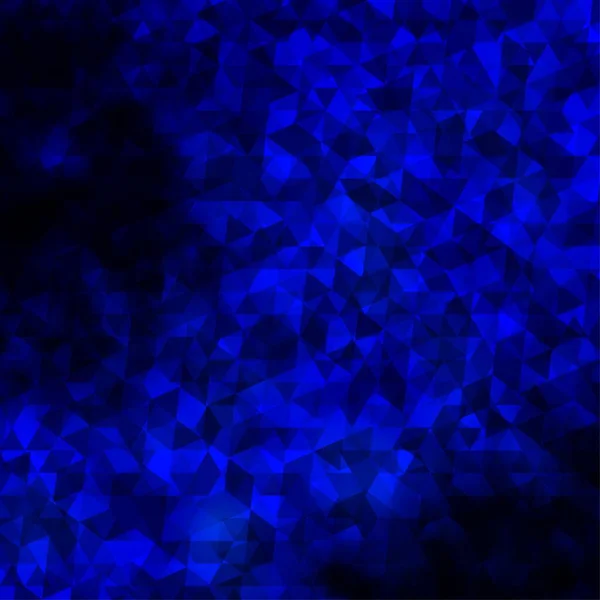 Temná Vektorová Šablona Blue Krystaly Trojúhelníky Krásná Ilustrace Trojúhelníky Přírodním — Stockový vektor