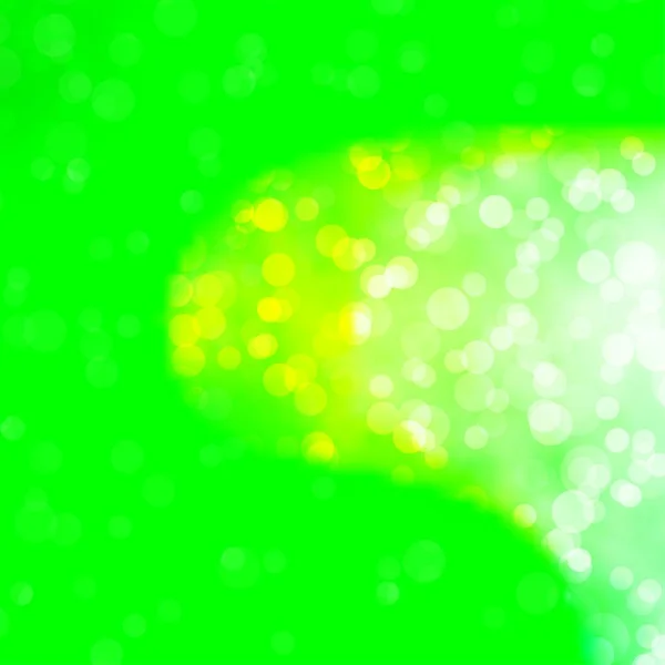 丸付きライトグリーンベクトルテンプレート カラフルな円の形をしたモダンな抽象的なイラスト カーテンのためのパターン — ストックベクタ