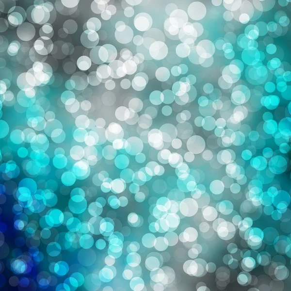 泡とライトブルーベクトルの背景 色鮮やかな抽象的な球体をセットしたイラスト カーテンのためのパターン — ストックベクタ