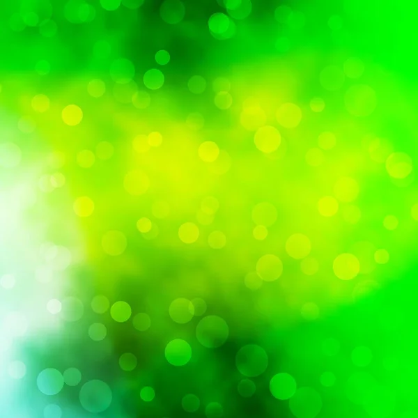 Світло Зелений Векторний Фон Бульбашками Сучасна Абстрактна Ілюстрація Різнокольоровими Формами — стоковий вектор