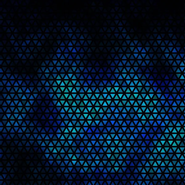 Textura Vectorial Azul Oscuro Con Estilo Triangular Gradiente Abstracto Ilustración — Vector de stock