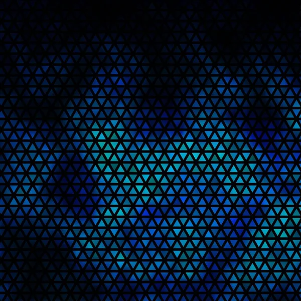 Textura Vectorial Azul Oscuro Con Estilo Triangular Gradiente Abstracto Ilustración — Archivo Imágenes Vectoriales