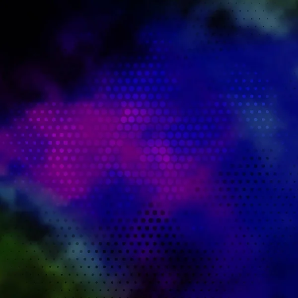Темний Багатобарвний Векторний Шаблон Колами Абстрактні Барвисті Диски Простому Градієнтному — стоковий вектор