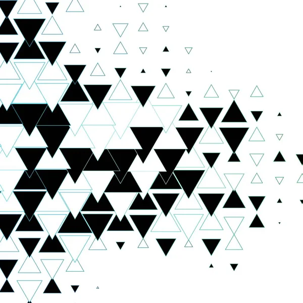 Bleu Foncé Agencement Vectoriel Vert Avec Lignes Triangles Triangles Dégradés — Image vectorielle
