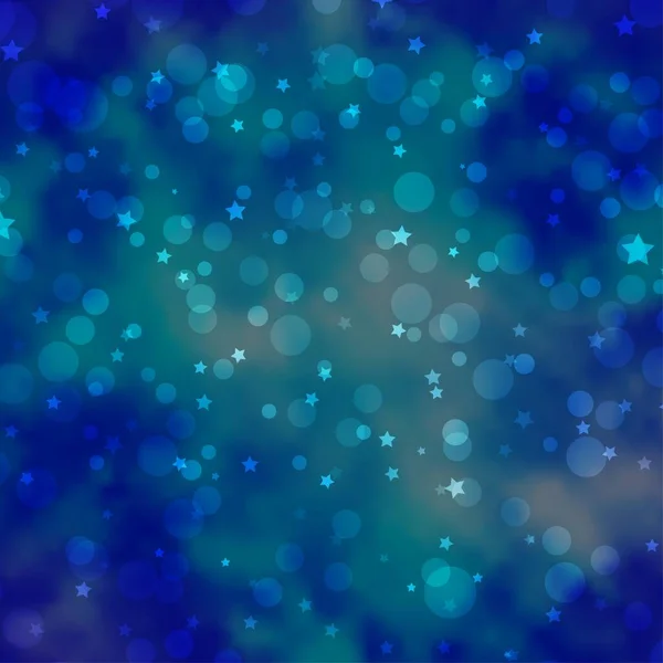 Hellrosa Blaue Vektorschablone Mit Kreisen Sternen Bunte Scheiben Sterne Auf — Stockvektor