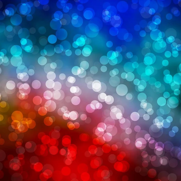 Hellblauer Roter Vektorhintergrund Mit Blasen Illustration Mit Einer Reihe Leuchtender — Stockvektor