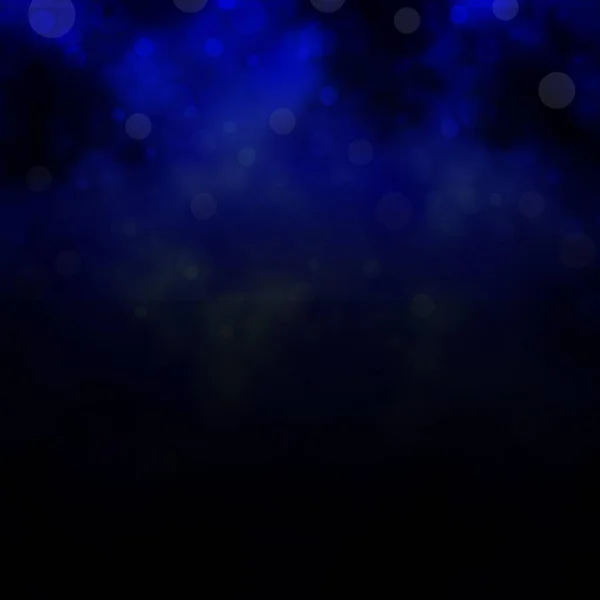 Темна Blue Векторна Текстура Дисками Абстрактна Ілюстрація Різнокольоровими Плямами Стилі — стоковий вектор