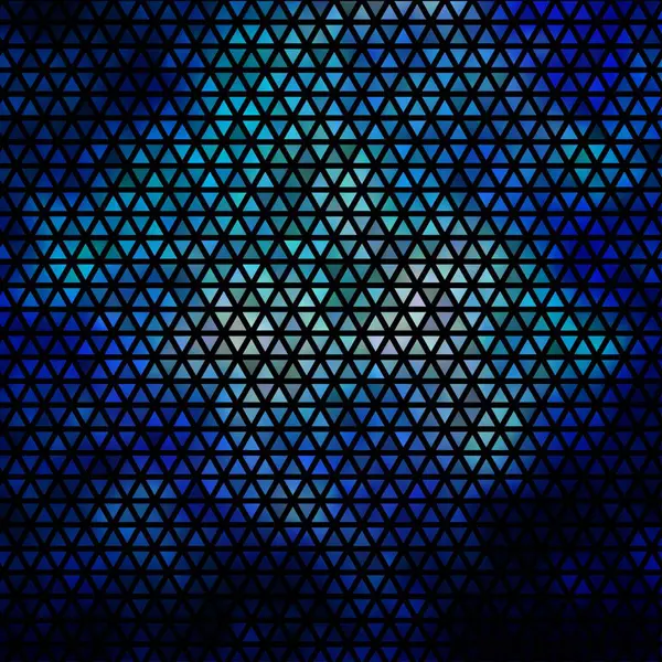 Fond Vectoriel Bleu Foncé Avec Triangles Illustration Abstraite Scintillante Aux — Image vectorielle