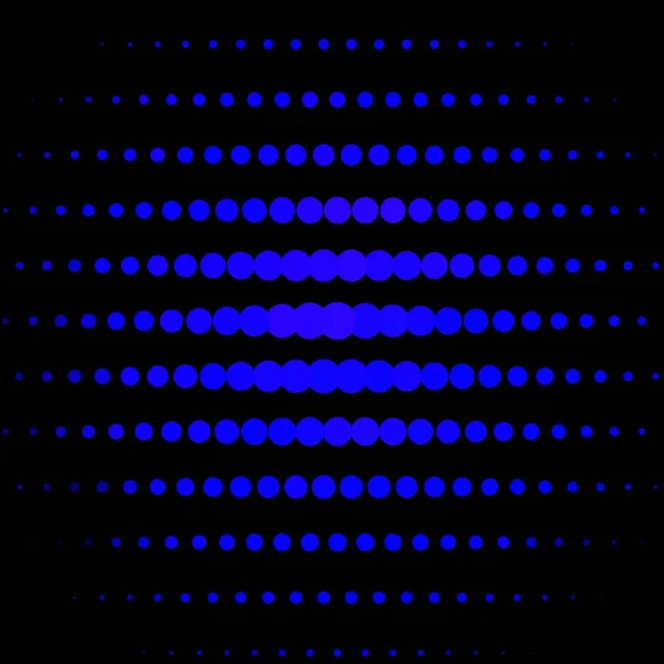 Ciemnoniebieskie Tło Wektora Kropkami Kolorowa Ilustracja Gradientowymi Kropkami Stylu Natury — Wektor stockowy