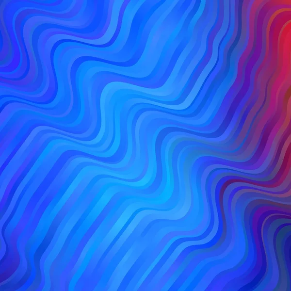 Bleu Clair Fond Vectoriel Rouge Avec Des Arcs Illustration Demi — Image vectorielle