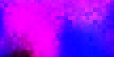 Açık mor, çokgen biçiminde pembe vektör dokusu. Renkli soyut çizimler ve eğimli dikdörtgenler. Web sitesi ve pankart tasarımı.