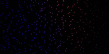 Koyu mavi, güzel yıldızlı kırmızı vektör dokusu.