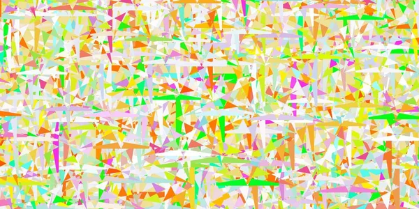 Světlo Multicolor Vektorové Pozadí Polygonálním Stylem Abstraktní Gradient Ilustrace Trojúhelníky — Stockový vektor