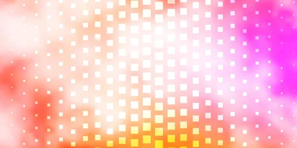 Світло Рожевий Жовтий Векторний Шаблон Прямокутниках — стоковий вектор