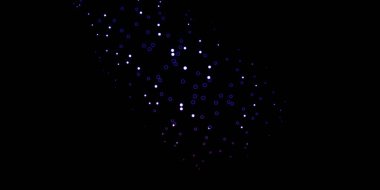 Koyu mavi, küreli kırmızı vektör deseni.