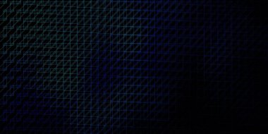 Çizgileri olan koyu mavi vektör arkaplanı. Renkli çizgileri olan modern soyut çizimler. Kullanıcı Arayüzü tasarımınız için şablon.