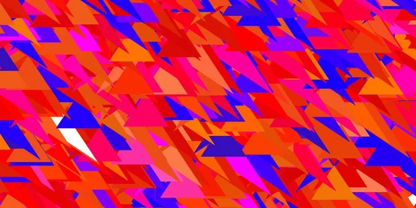 Luz Fundo Vetor Multicolorido Com Triângulos Linhas Excelente Ilustração Abstrata — Vetor de Stock