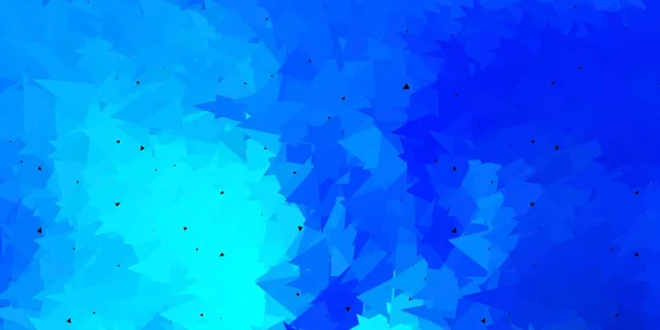 Plantilla Triángulo Poli Vector Azul Claro Ilustración Abstracta Con Elegantes — Archivo Imágenes Vectoriales