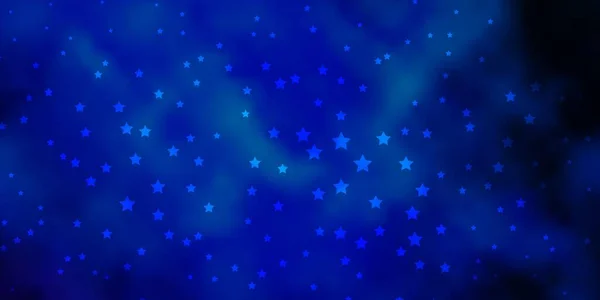 Rosa Oscuro Patrón Vector Azul Con Estrellas Abstractas — Archivo Imágenes Vectoriales