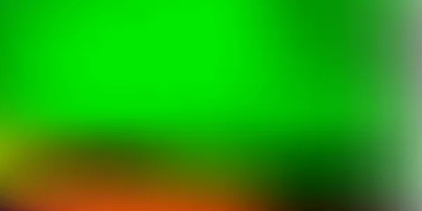 Hellgrünes Rotes Vektorverwischungslayout Bunte Abstrakte Illustration Mit Unscharfem Farbverlauf Wallpaper — Stockvektor