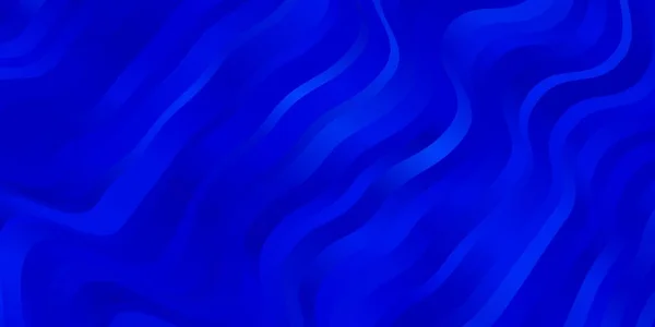 Diseño Vectorial Luz Azul Con Curvas — Vector de stock