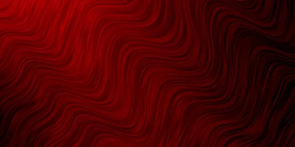 Fond Vectoriel Rouge Foncé Avec Lignes Courbées — Image vectorielle