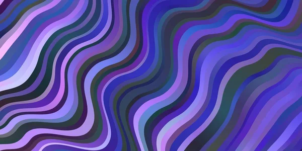 Шаблон Светло Фиолетового Вектора Изогнутыми Линиями Градиентная Иллюстрация Простом Стиле — стоковый вектор