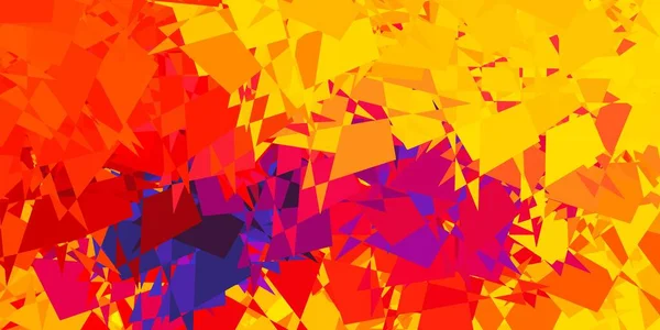 Modèle Vectoriel Rouge Clair Jaune Avec Des Formes Abstraites Formes — Image vectorielle