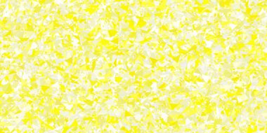 Açık sarı vektör arkaplan ve çokgen formlar. Renkli soyut üçgenli web materyali çizimi. Insperarion için tasarımı başlat.