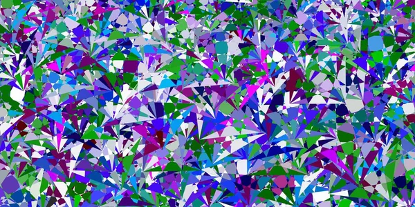 Светлый Многоцветный Векторный Фон Многоугольной Формой Умная Абстрактная Иллюстрация Треугольными — стоковый вектор