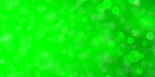 Светло Зеленый Векторный Фон Кругами — стоковый вектор