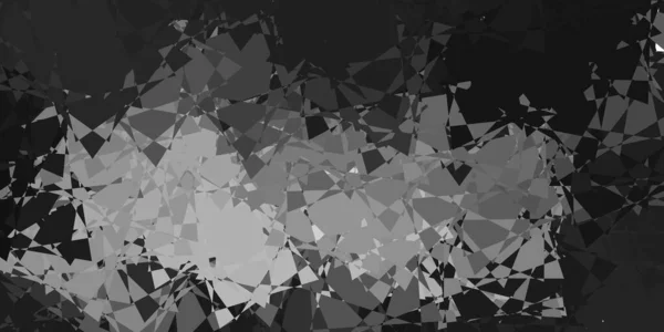 Plantilla Vectorial Gris Claro Con Formas Triangulares Ilustración Abstracta Inteligente — Vector de stock