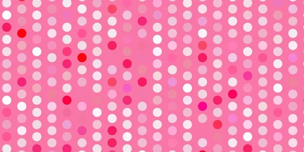 丸型のライトピンクベクトルレイアウト カラフルな円の形をしたモダンな抽象的なイラスト ポスター バナーのデザイン — ストックベクタ