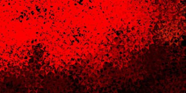 Açık mavi, çizgileri ve üçgenleri olan sarı vektör düzeni. Üçgen şekilli ışıltılı soyut çizimler. Broşürler, broşürler için desen