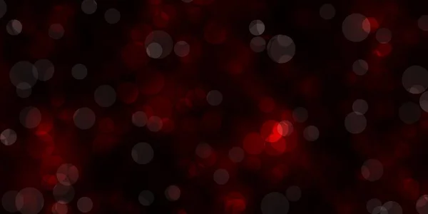 Σκούρο Κόκκινο Διάνυσμα Πρότυπο Κύκλους — Διανυσματικό Αρχείο