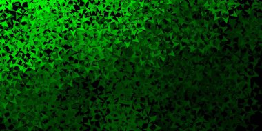 Üçgen biçiminde açık mavi vektör dokusu. Renkli üçgenli modern soyut illüstrasyon. Duvar kağıtları için şablon.