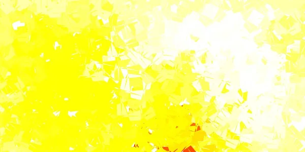 濃い黄色のベクトル多角形のパターン グラデーションの三角形のカラフルな抽象的なイラスト 携帯電話の背景 — ストックベクタ
