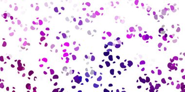 Soyut şekilli açık pembe vektör şablonu. Basit bir şekilde gradyan olan renkli soyut biçimler. Reklamlarınız için modern tasarım.