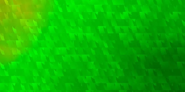 Açık Yeşil Vektör Şablonu Kristaller Üçgenler Üçgen Şekilli Işıltılı Soyut — Stok Vektör